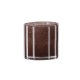 VENTURE DESIGN Glora Kerzenständer, rund – braunes Glas (12x12H)