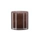 VENTURE DESIGN Glora Kerzenständer, rund – braunes Glas (12x12H)
