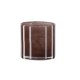 VENTURE DESIGN Glora Kerzenständer, rund – braunes Glas (12x12H)