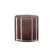 VENTURE DESIGN Glora Kerzenständer, rund – braunes Glas (12x12H)