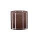 VENTURE DESIGN Glora Kerzenständer, rund – braunes Glas (12x12H)
