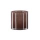 VENTURE DESIGN Glora Kerzenständer, rund – braunes Glas (12x12H)