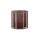 VENTURE DESIGN Glora Kerzenständer, rund – braunes Glas (12x12H)