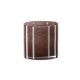 VENTURE DESIGN Glora Kerzenständer, rund – braunes Glas (12x12H)