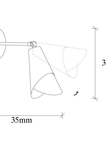 LUMI vegglampe -584TTM1981