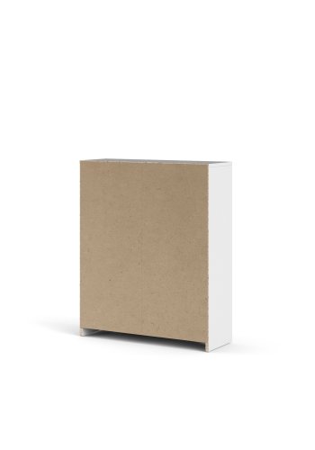 TVILUM Shoes skoskp - vitt tr, med 2 vikdrrar och 2 fack