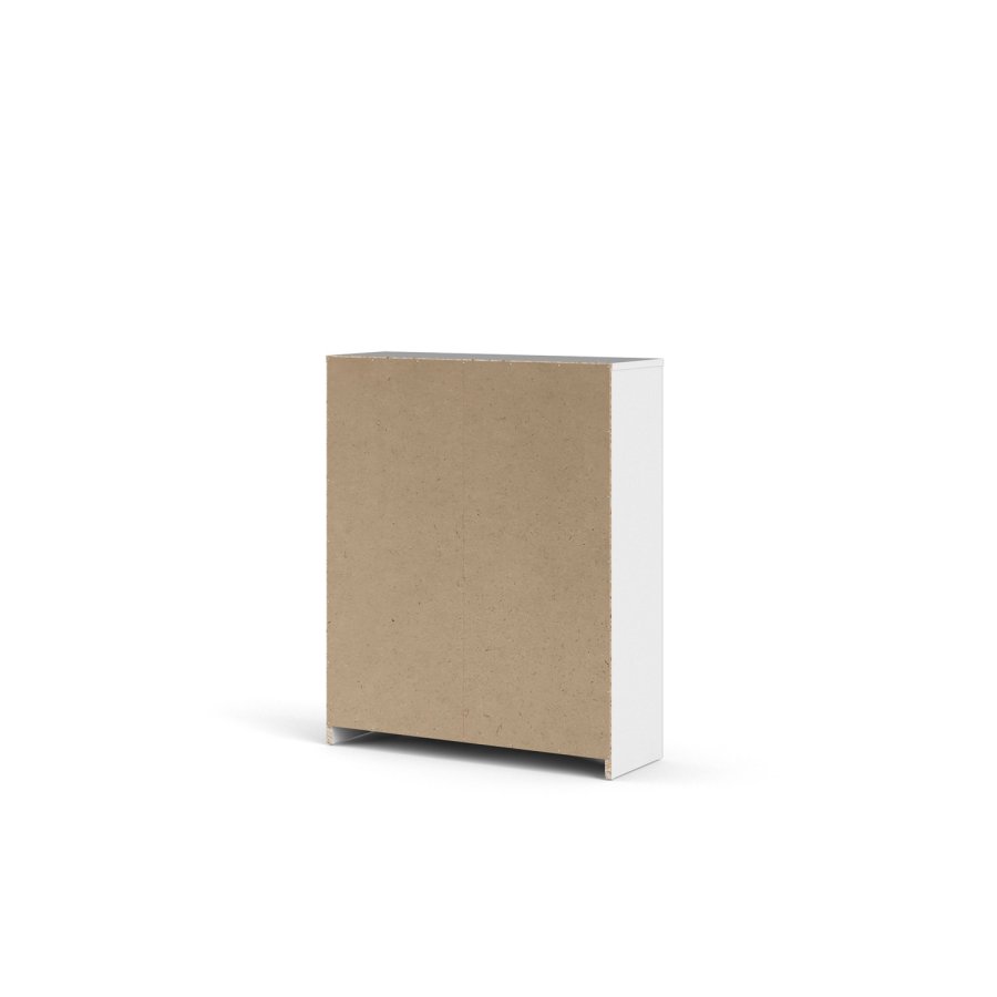 TVILUM Shoes skoskp - vitt tr, med 2 vikdrrar och 2 fack