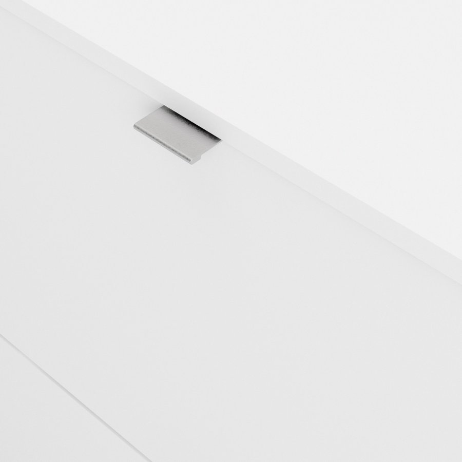 TVILUM Shoes skoskp - vitt tr, med 2 vikdrrar och 2 fack