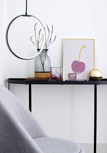 BLOOMINGVILLE Harper Konsolentisch - schwarzes Eisen 