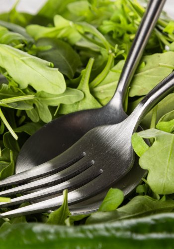 VENTURE DESIGN Active Salatbesteck - Silber Edelstahl (18+19cm)