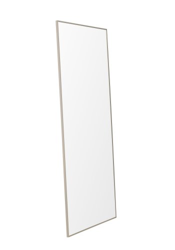 VENTURE DESIGN Orlando gulvspeil, rektangulrt - speilglass og beige aluminium (85x190)