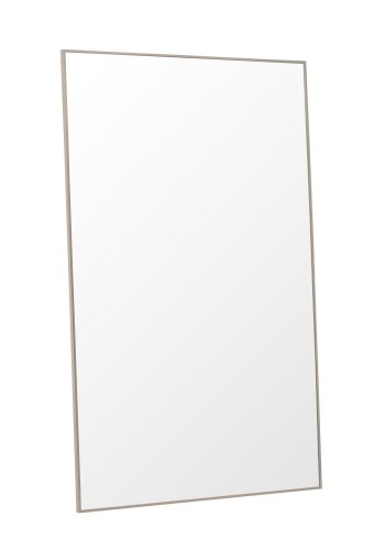 VENTURE DESIGN Orlando gulvspeil, rektangulrt - speilglass og beige aluminium (120x190)
