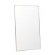 VENTURE DESIGN Orlando gulvspeil, rektangulrt - speilglass og beige aluminium (120x190)