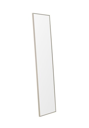 VENTURE DESIGN Orlando gulvspeil, rektangulrt - speilglass og beige aluminium (55x195)