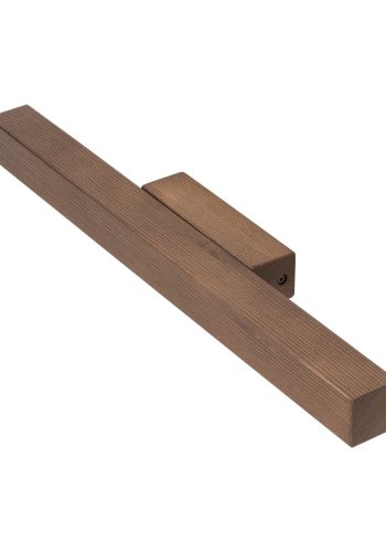 TK Teo LED-taklampe - valnttfarget tre og sort metall