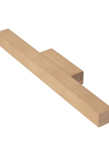 TK Teo LED-taklampe - antikk tre og sort metall