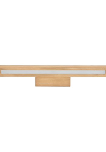 TK Teo LED-taklampe - antikk tre og sort metall