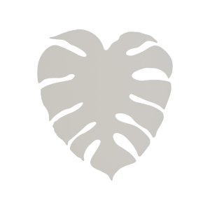 TK Monstera vglampe - beige metal