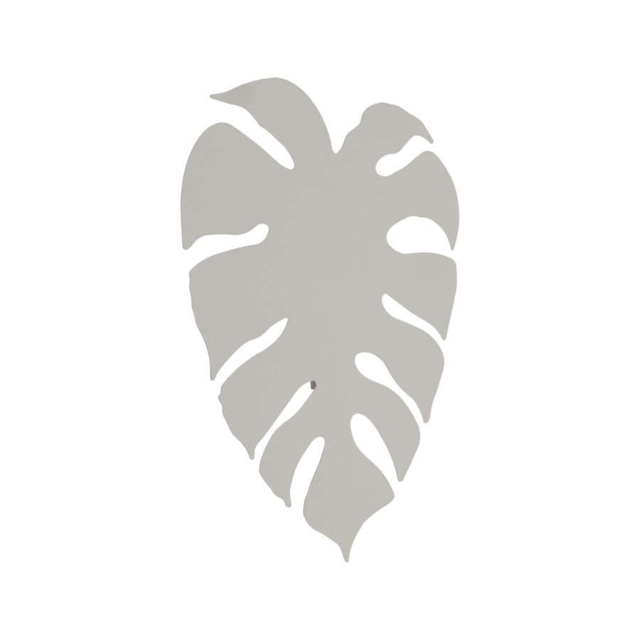 TK Monstera vegglampe - beige metall