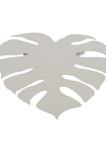 TK Monstera vegglampe - beige metall