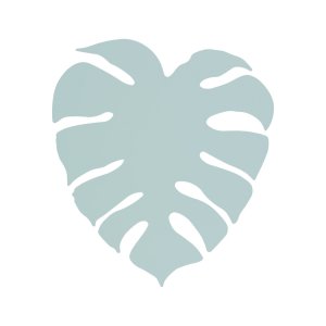 TK Monstera vglampe - mint metal