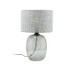 TK Melody bordlampe - grafittstoff og grafittglass