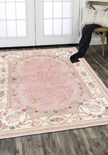 TEPPI ELS1800 Hall gulvtppe, m. mnster, rektangulr - multifarvet fljl stof (80x150)