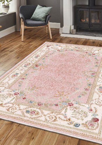 TEPPI ELS1800 Hall gulvtppe, m. mnster, rektangulr - multifarvet fljl stof (80x150)