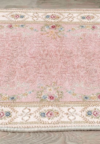 TEPPI ELS1800 Hall gulvtppe, m. mnster, rektangulr - multifarvet fljl stof (80x150)