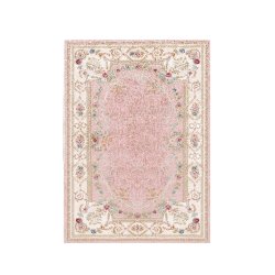 ELS1800 Hall gulvt�ppe, m. m�nster, rektangul�r - multifarvet fl�jl stof (80x150)