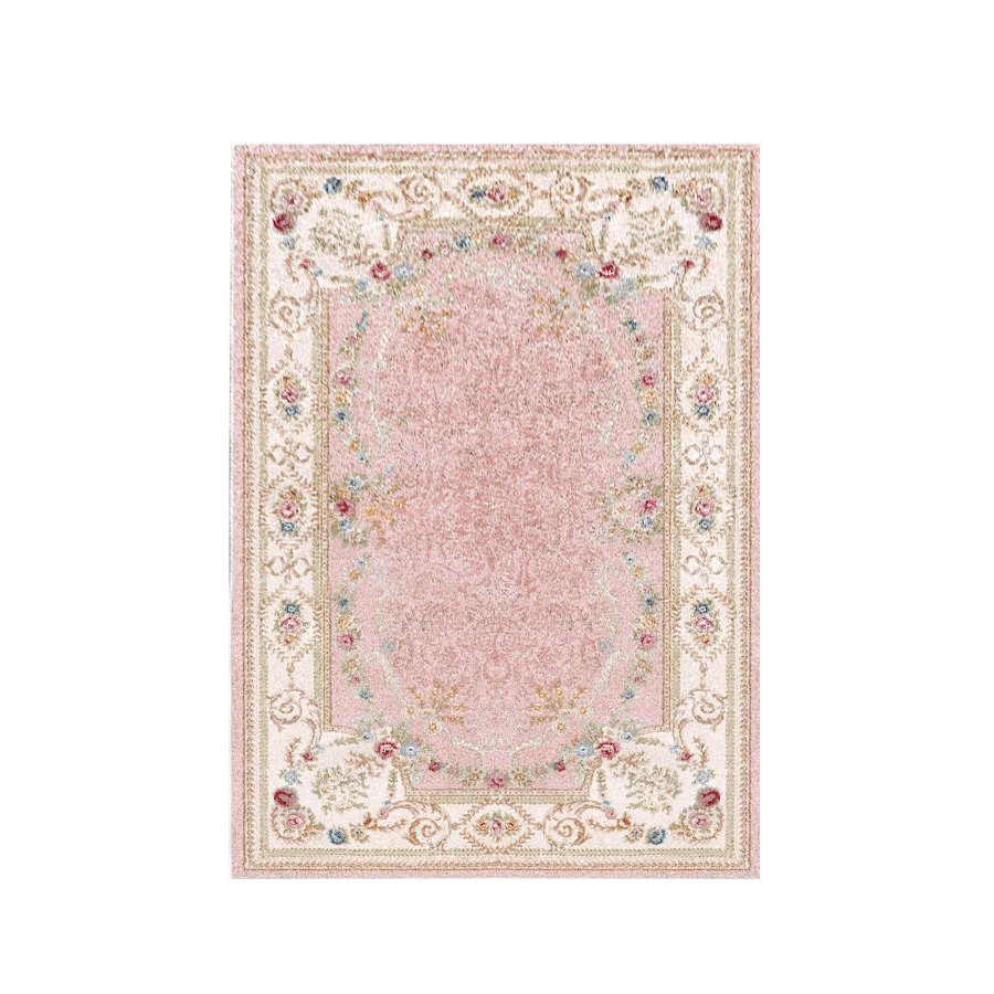 TEPPI ELS1800 Hall gulvtppe, m. mnster, rektangulr - multifarvet fljl stof (80x150)