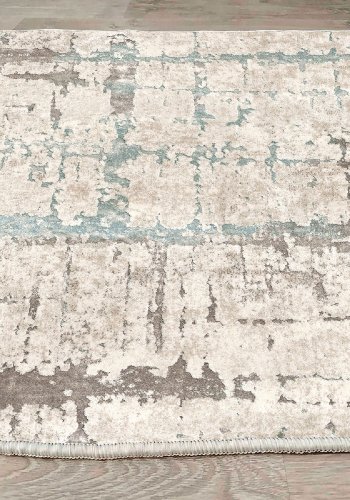 TEPPI ELS2078 gulvtppe, m. mnster, rektangulr - multifarvet fljl stof (160x230)