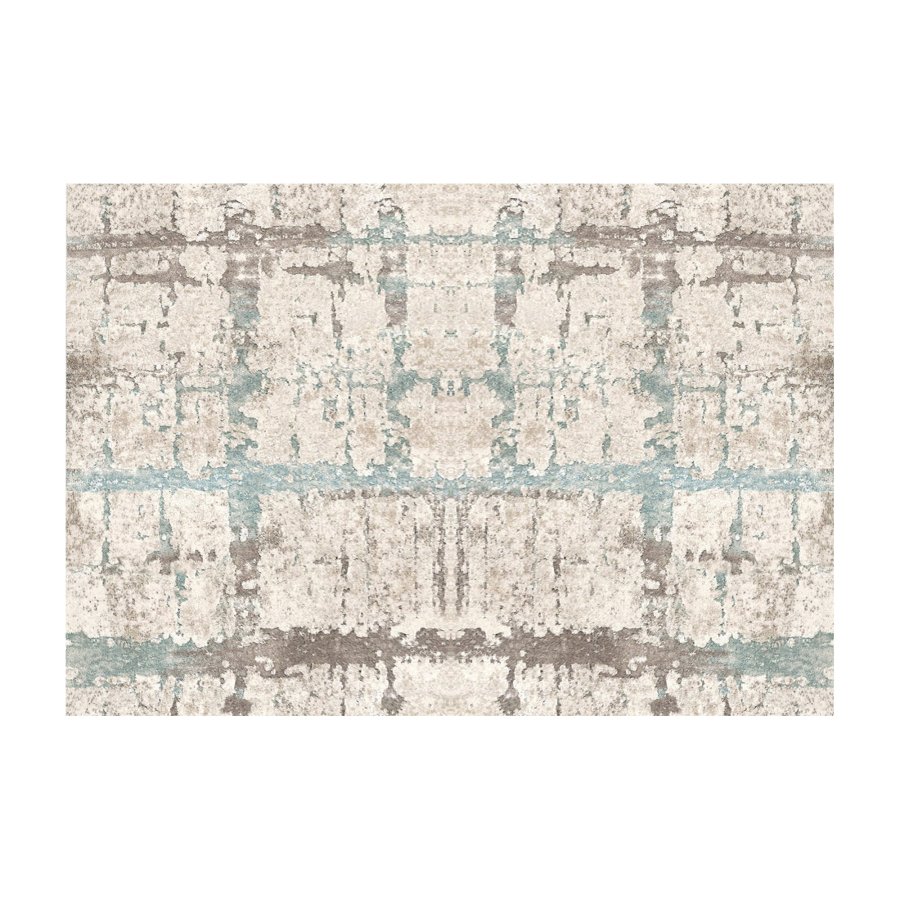 TEPPI ELS2078 gulvtppe, m. mnster, rektangulr - multifarvet fljl stof (160x230)