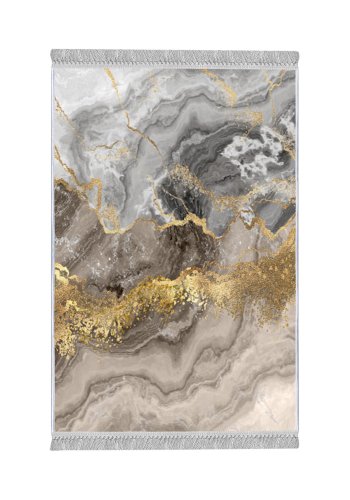 TEPPI Els2375 Hall gulvtppe, rektangulr - multifarvet fljl stof (80x200)