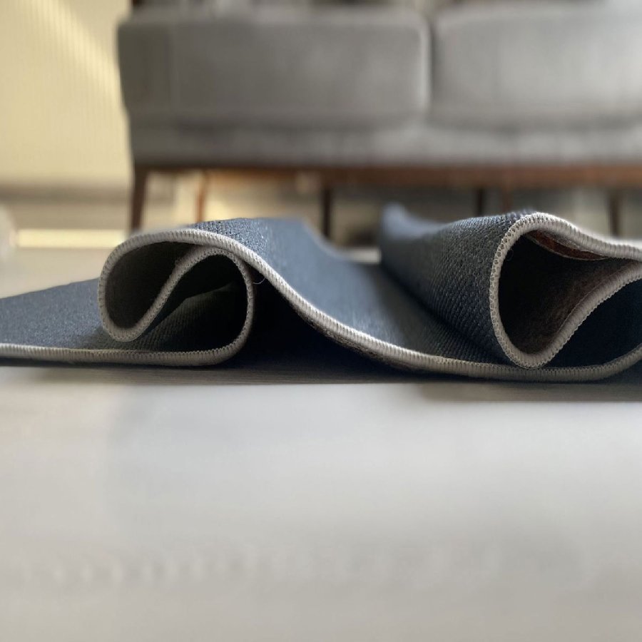 TEPPI ELS2400 gulvtppe, m. mnster, rektangulr - multifarvet fljl stof (160x230)