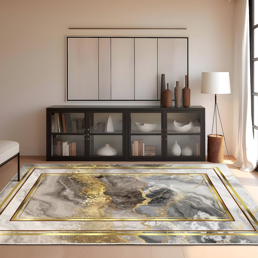 TEPPI Els2416 Hall-teppe, rektangulrt - flerfarget flyelsstoff (80x200)