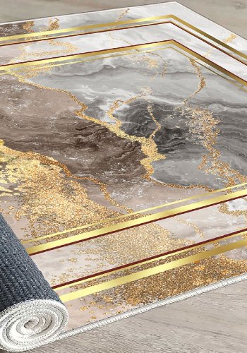 TEPPI Els2416 Hall-teppe, rektangulrt - flerfarget flyelsstoff (80x200)