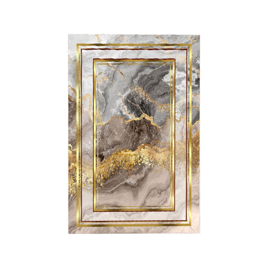 TEPPI Els2416 Hall-teppe, rektangulrt - flerfarget flyelsstoff (80x200)