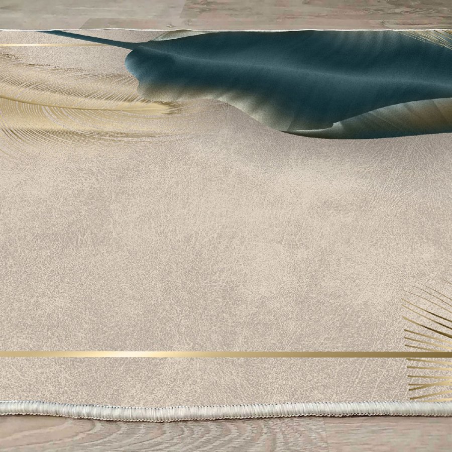 TEPPI Els2435 gulvtppe, rektangulr - multifarvet fljl stof (120x180)