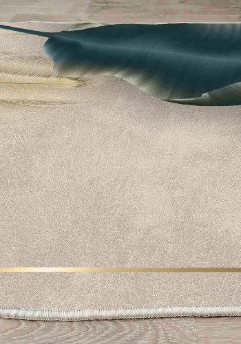 TEPPI Els2435 gulvtppe, rektangulr - multifarvet fljl stof (160x230)