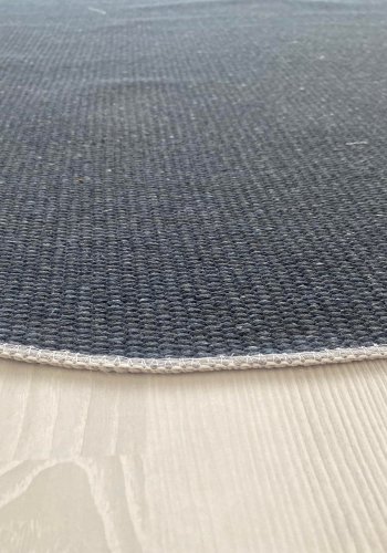 TEPPI WOOPAMUK480 teppe, m mnster, rundt - flerfarget bomull/polyester (120)