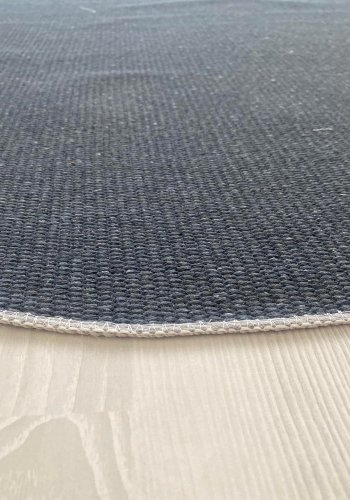 TEPPI WOOPAMUK495 gulvtppe, m. mnster, rund - multifarvet bomuld/polyester (120)