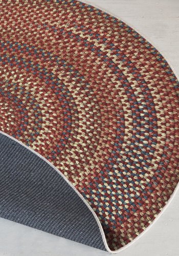 TEPPI WOOPAMUK504 gulvtppe, m. mnster, rund - multifarvet bomuld/polyester (180)