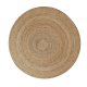 TEPPI WOOPAMUK521 gulvtppe, rund - natur bomuld/polyester (180)