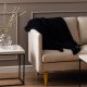 ACT NORDIC Milly 2-Sitzer-Sofa mit Chaiselongue, wendbar – beiger Stoff und Naturkautschukholz