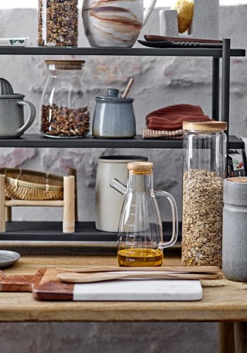 BLOOMINGVILLE Anouk Krukke m/lokk, klar, glass