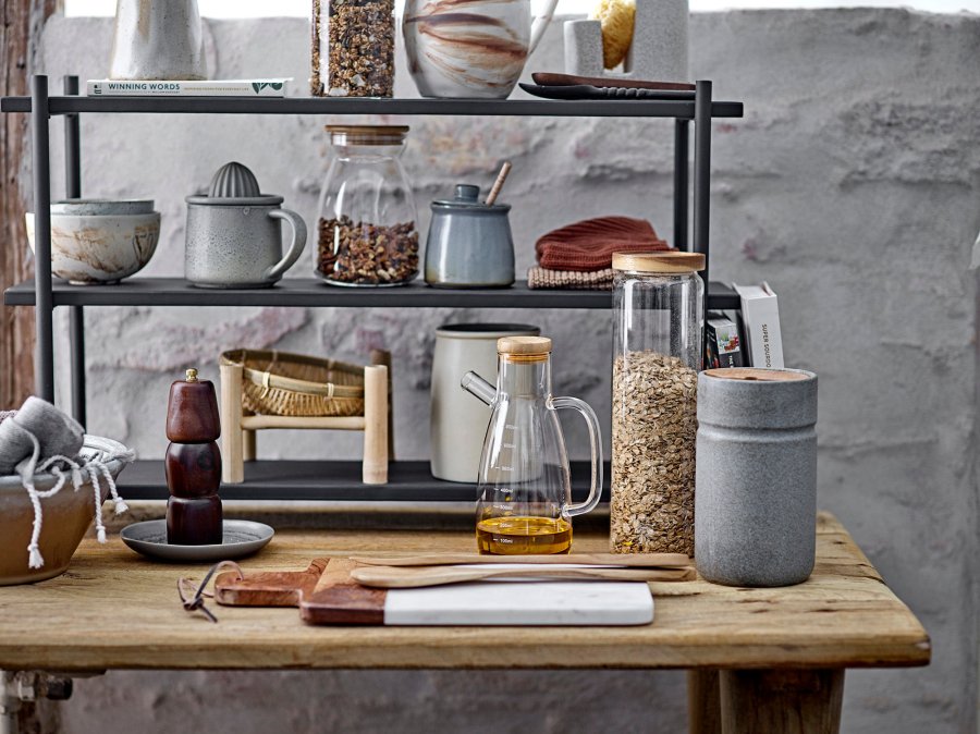 BLOOMINGVILLE Anouk Krukke m/lokk, klar, glass