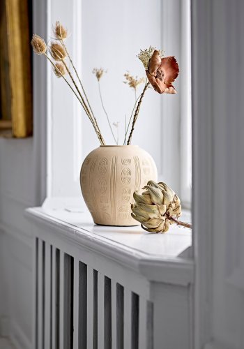 BLOOMINGVILLE Taym Dekorative Vase, Natur, Terrakotta