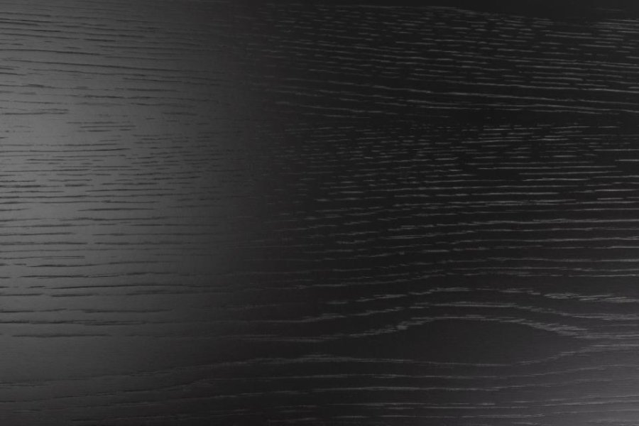 ACT NORDIC Roxby barstol, m. rygln og fodsttte - sort egefinér og sort gummitr