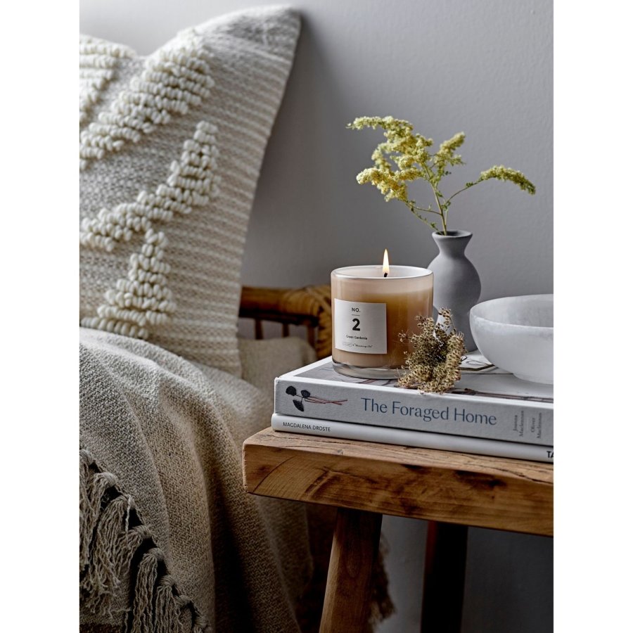 BLOOMINGVILLE Bellis Hocker, rechteckig – natürliches Recyclingholz (48x33) 